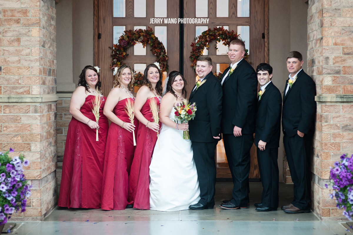 The bridal party