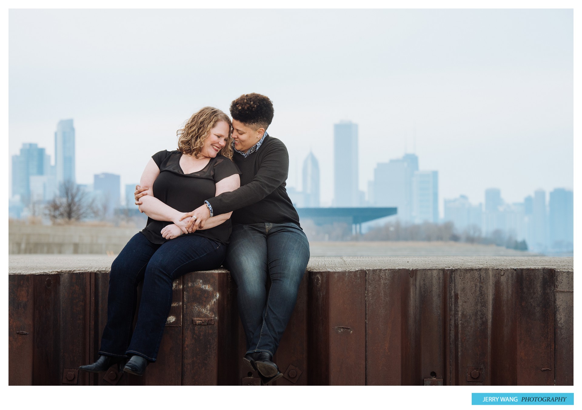 Chicago Engagement Session; Chicago Skylines; Humbolt Park; Jerry Wang Photography; Kansas; Kansas City Wedding Photographer; Lawrence; Wedding Photographer; Wicker Park